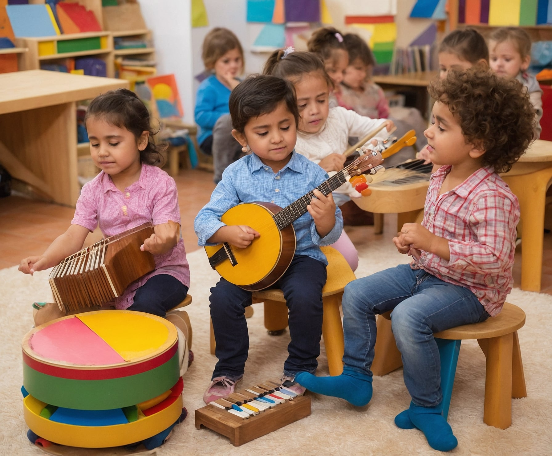 Clases de música creativas y relajadas