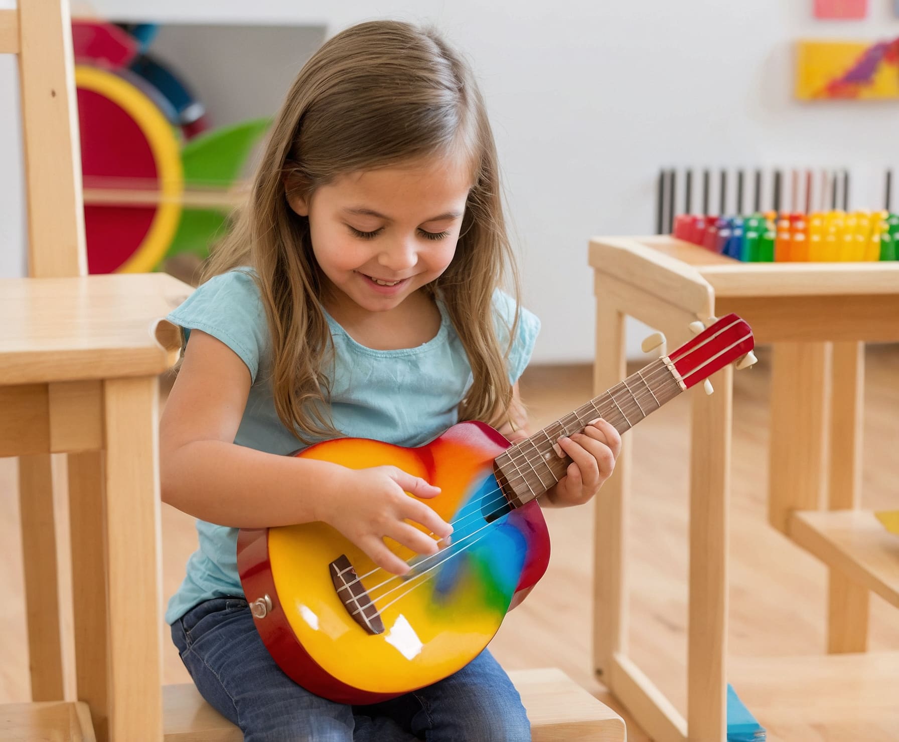 Exploración musical Montessori para niños pequeños