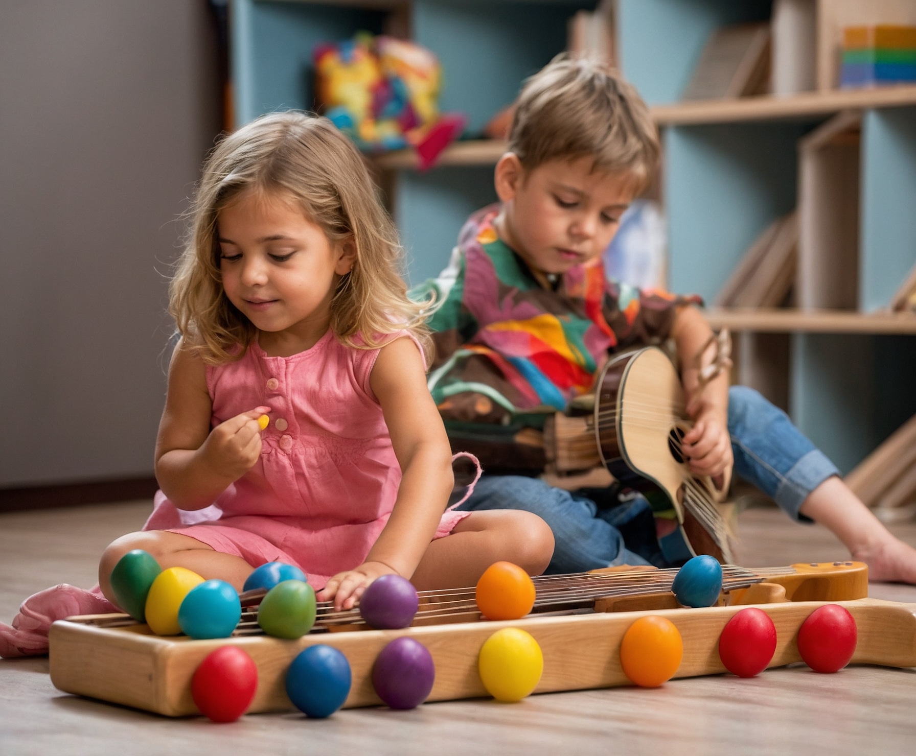 Exploración musical Montessori para niños
