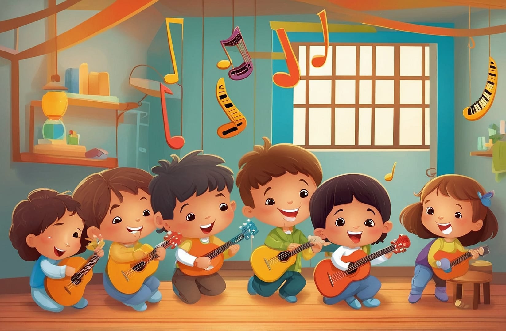 Música divertida para todos.
